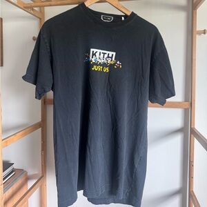 Kith Black T shirt Disney